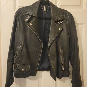 Topshop leather jacket